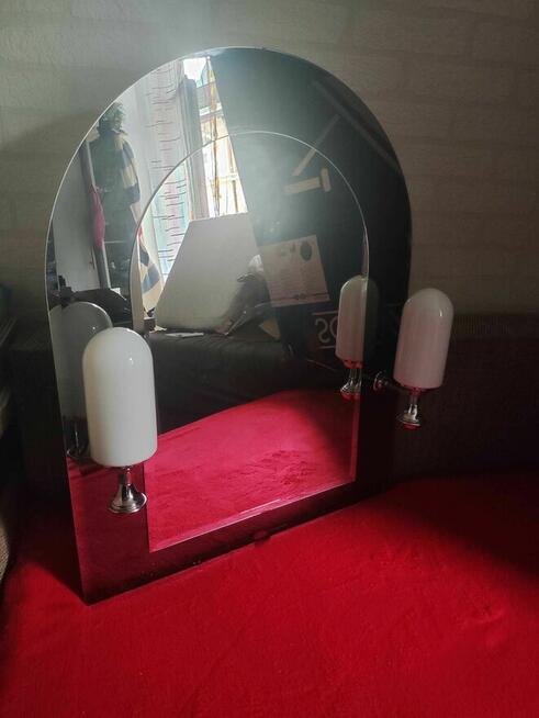 Lustro Łazienkowe ścienne na ścianę z Oświetlenie łazienki