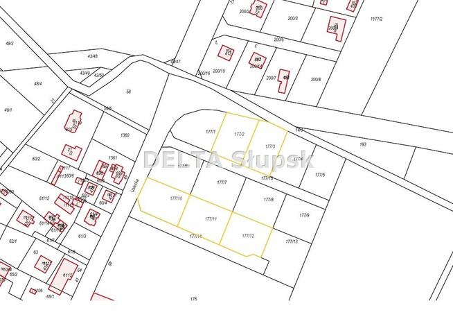 Działka budowlana Przewłoka gm. Ustka