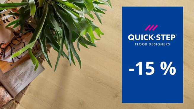 Promocja - 15 % QUICK-STEP!