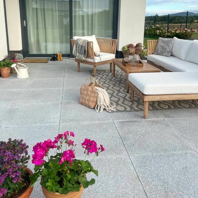 Płytki granitowe taras balkon ogród chodnik