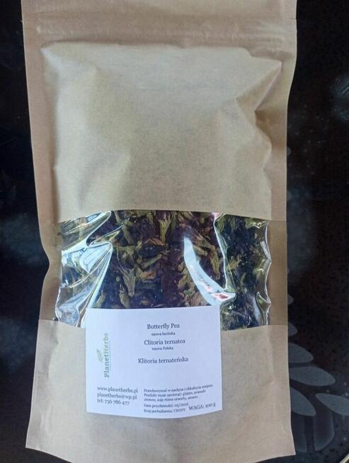Klitoria ternateńska Niebieska herbata 100 % naturalna-100g