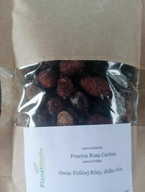 Owoc dzikiej róży, cały owoc naturalne zioła polski 100 g