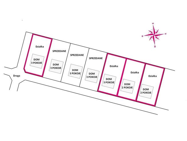 Nowy parterowy dom z pompą ciepła.