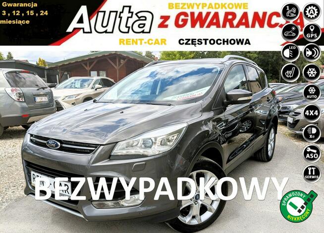 Ford Kuga 2.0D*182PS*OPŁACONY*4x4 Automat Klimatronik*Serwis*VIP GWARANCJA 24
