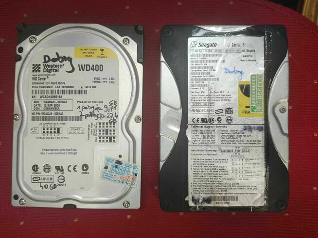 Dysk twardy SEAGATE 40GB ATA U5 ST340823A 3,5cala HDD