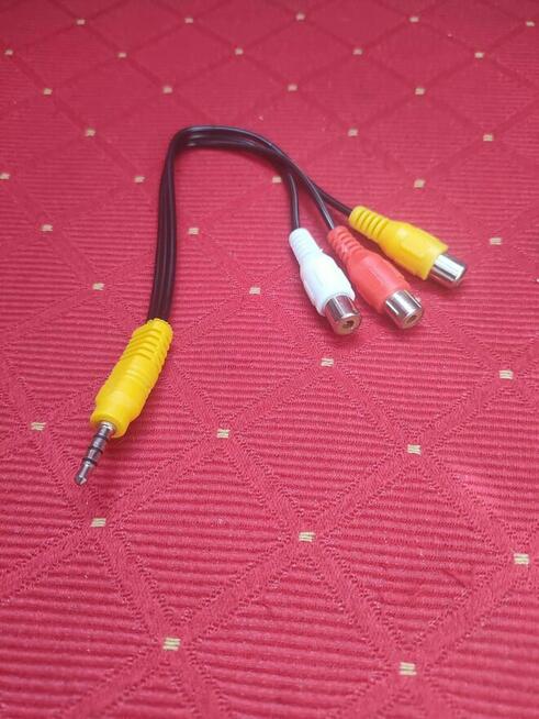 Adapter Jack RCA Chinch audio Kabel Przewód Przejściówka