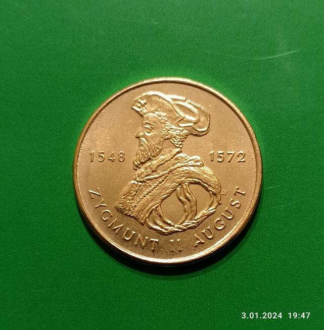 WITAM MONETA 2ZL ZYGMUNT II AUGUST TANIEJ NIZ 10 % A TO DLAT