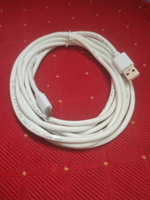 Kabel MicroUSB mikro przewód do Telefon MP3 pad Playstation4
