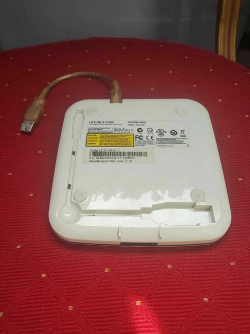 Nagrywarka DVD zewnętrzna napęd DVD-ROM LiteOn eTDU108 Slim