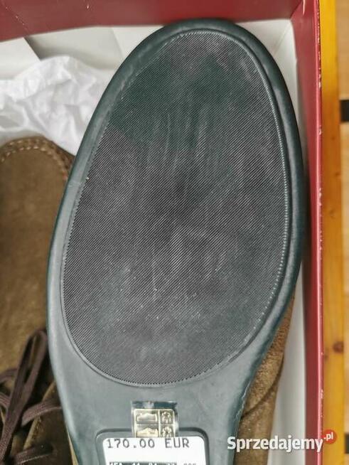 Półbuty firmowe Skóra Naturalna ZAMSZ Rozm. 44 NOWE BEZ METKI