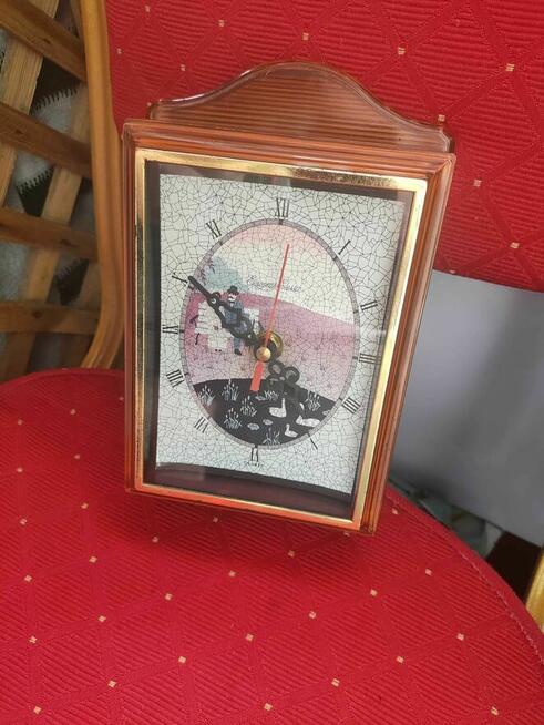 Zegar Ścienny Drewniany Skrzynka na Klucze Szafka na ścianę