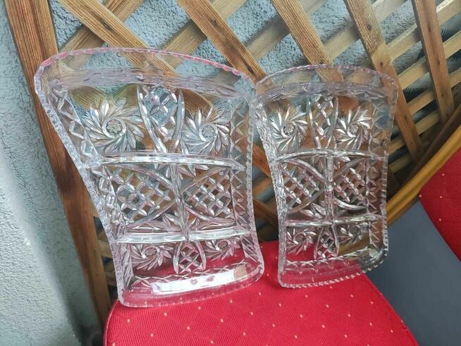 Patera Kryształowa półmisek Taca z Kryształu Salaterka