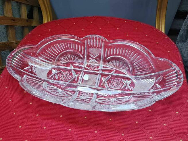 Kryształowa Patera półmisek miska salaterka kryształu Irena