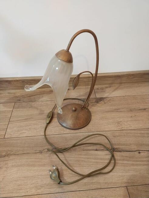 Zyrandol plus lampka Lampa salon mosiadz ZESTAW Krakow