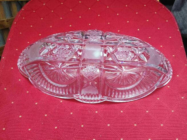 Kryształowa Patera półmisek miska salaterka kryształu Irena