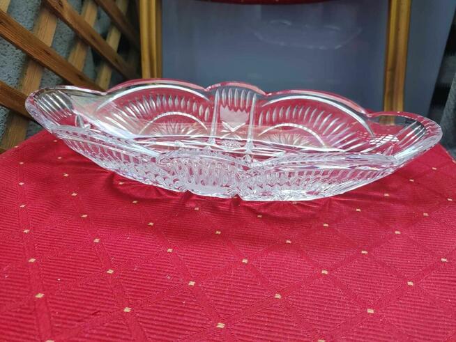 Kryształowa Patera półmisek miska salaterka kryształu Irena