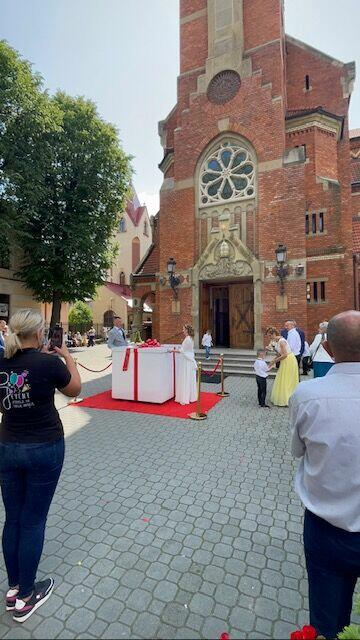 Balony z helem, Balonowe Pudło na wesele