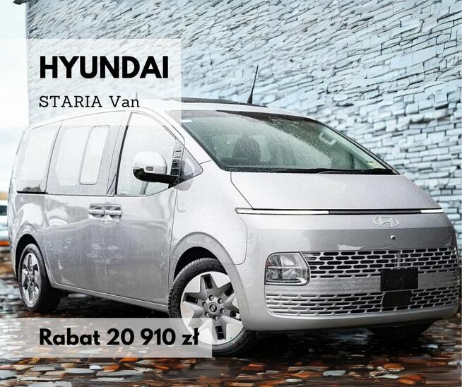 Hyundai Staria 1.6 | 2024 | Rabat 20 910 zł!
