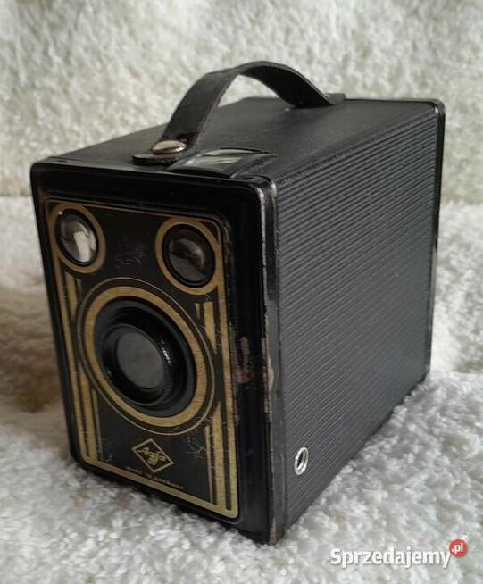 Retro Analogowy Aparat Fotograficzny Skrzynkowy Agfa