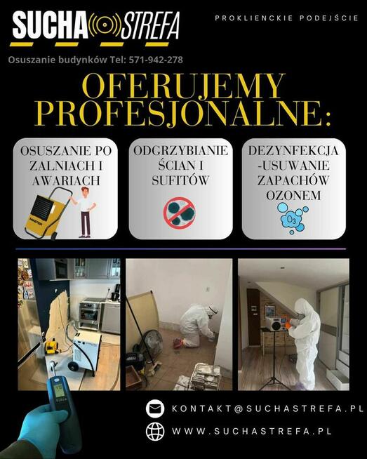 Wynajem osuszaczy powietrza + transport gratis!