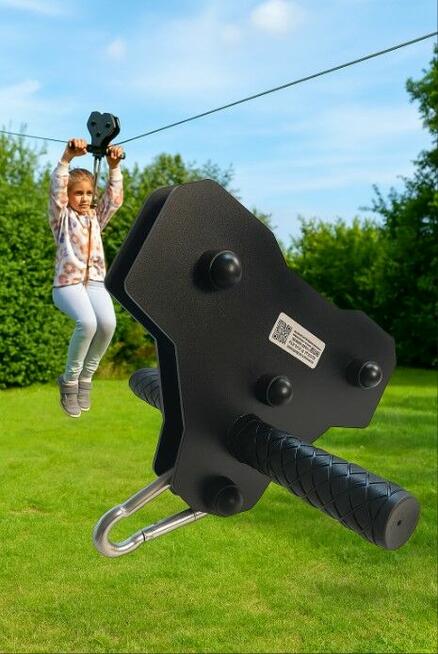 Zderzak hamulec sprężynowy do tyrolki 52cm tyrolka