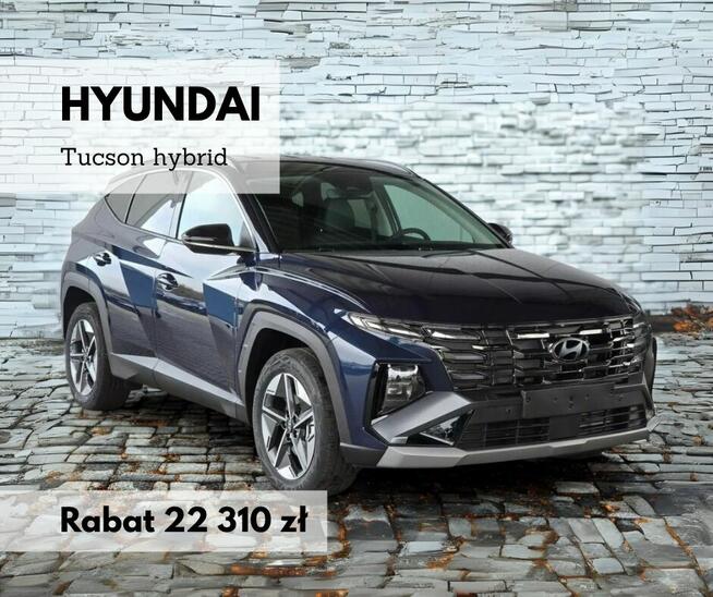 Nowy Hyundai TUCSON Hybrid 2025 (215 KM) – Dostępny od Ręki