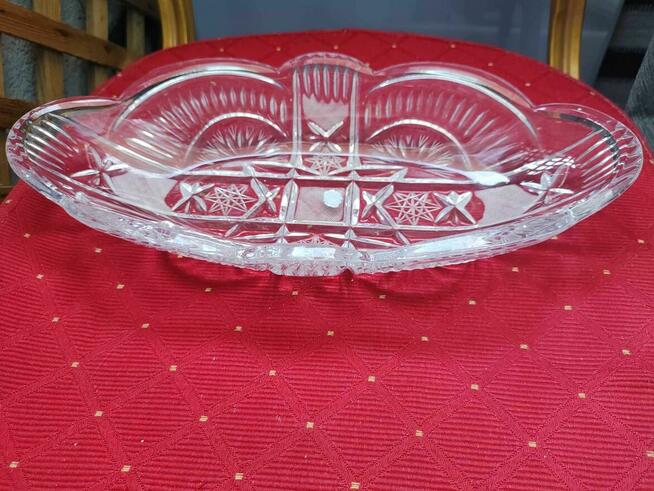 Kryształowa Patera półmisek miska salaterka kryształu Irena