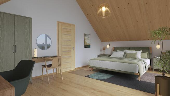 Dom całoroczny z piętrem MODERN 70m2 na zgłoszenie stodoła