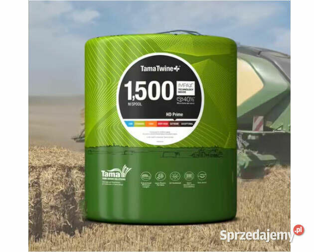 Sznurek do pras TamaTwine+ ImpaxHD Prime 1500m wytrzym 470kg