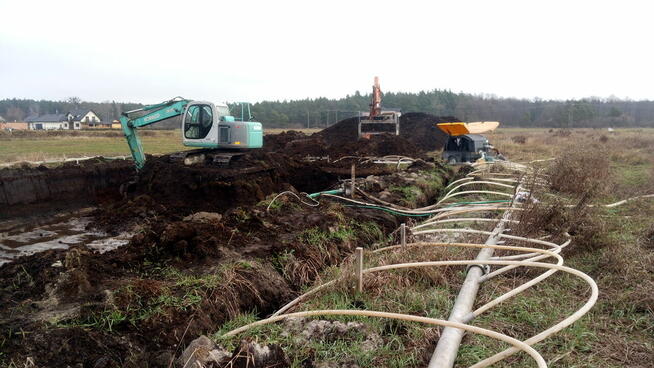 Kopanie stawów usługi koparkami wyburzenia rozbiórki
