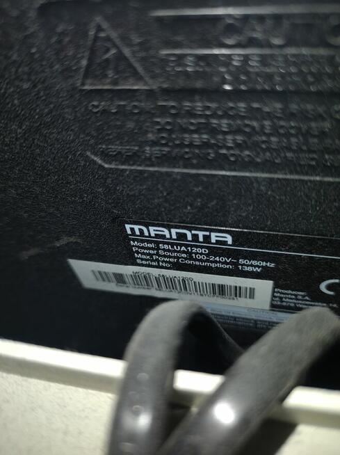 Telewizor Manta 58 Cali