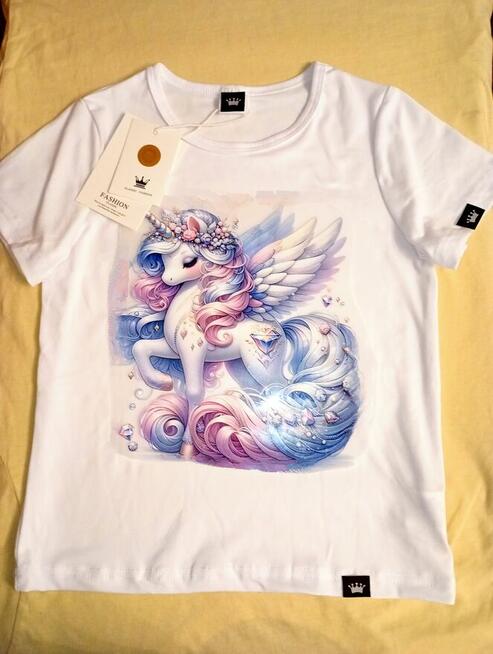 T-shirt koszula na lato dla dziecka 3-6 lat lekka przewiewna