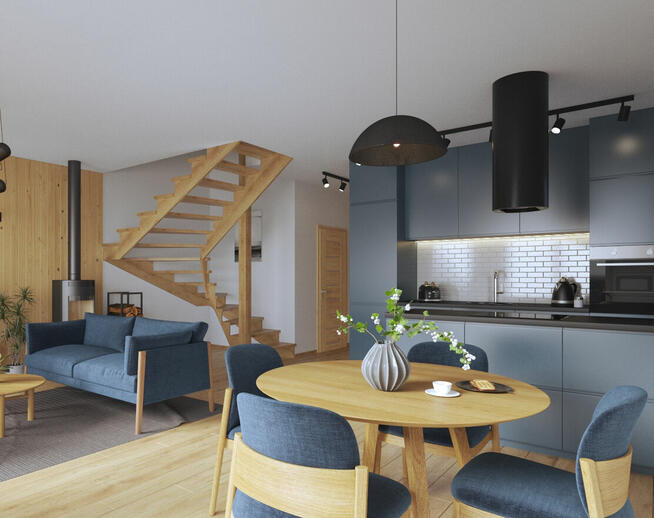 Dom całoroczny z piętrem MODERN 70m2 na zgłoszenie stodoła