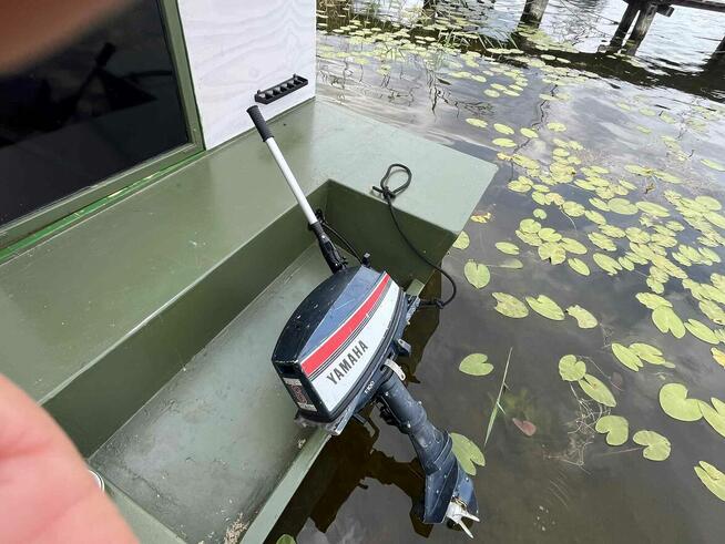 Łódź, domek na ryby statek płaskodenka 6x2,40 houseboat