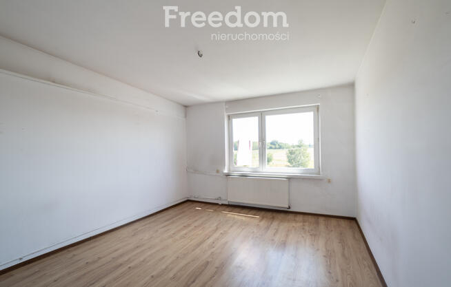 Mieszkanie z działką w Gołębiewie