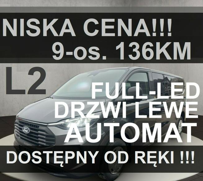 Ford Transit Custom A8 136KM Full Led Drzwi LeweKamera Czujniki Dostępny od ręki !! 2157zł