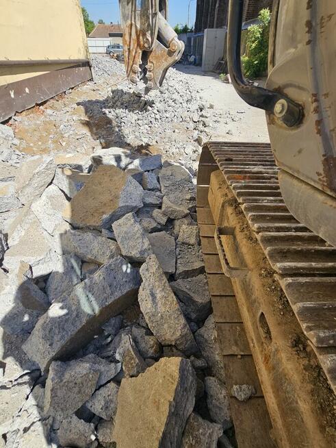 Kopanie stawów usługi koparkami wyburzenia rozbiórki