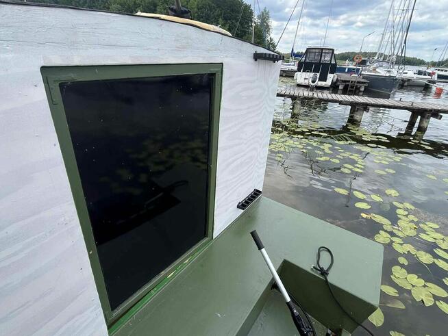 Łódź, domek na ryby statek płaskodenka 6x2,40 houseboat