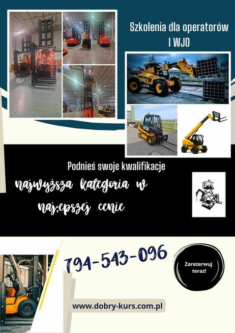 Kurs na wózek widłowy 01.12.2025