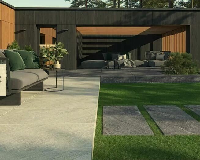 Płyty 2cm beżowe tarasowe, do ogrodu 120x60 Piazza sabbia