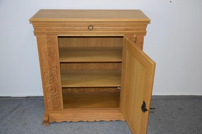 komoda w całości z drewna dębowego - super stan