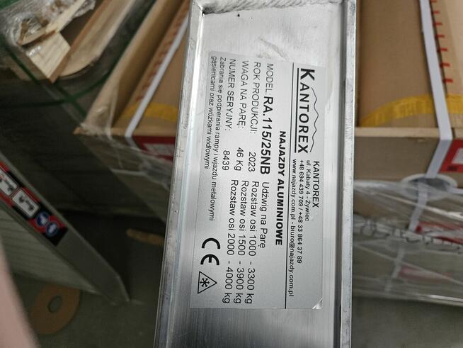 Najazdy aluminiowe 2.5 M| Duży wybór | DOSTAWA ZA DARMO |