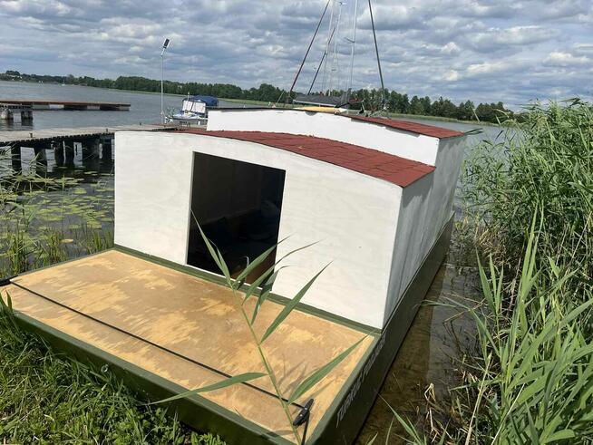 Łódź, domek na ryby statek płaskodenka 6x2,40 houseboat