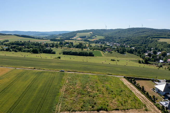Widokowa działka w Bieszczadach z Warunkami Zabudowy