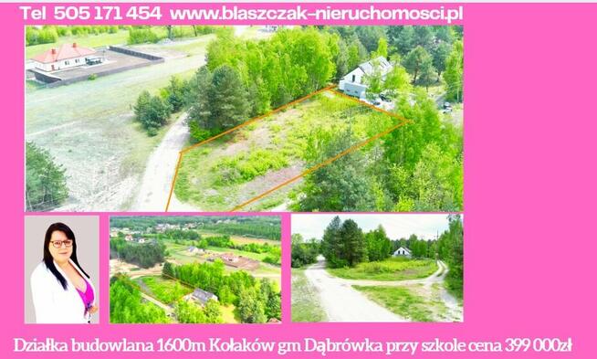 Działka od 9400m2 asfalt media gm Dąbrówka