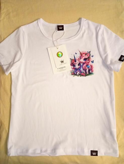 T-shirt koszula na lato dla dziecka 3-6 lat lekka przewiewna