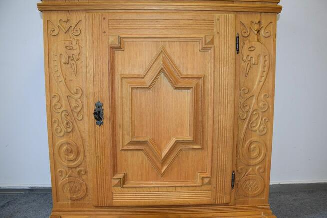 komoda w całości z drewna dębowego - super stan