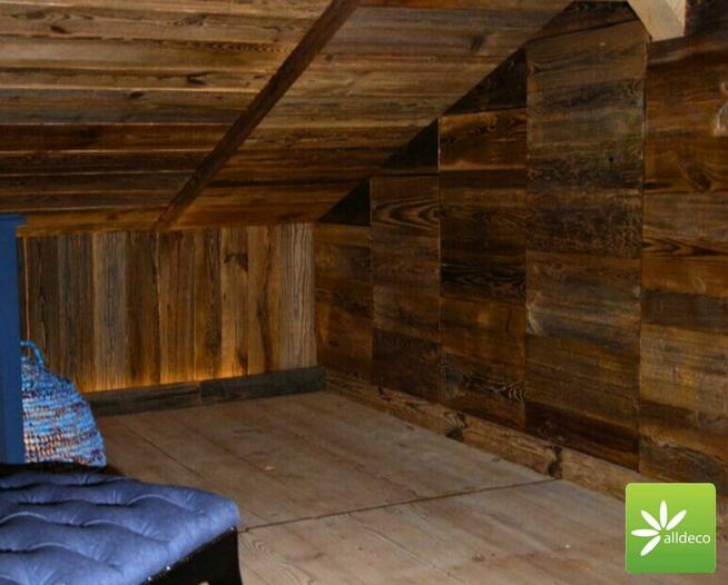 Szafy i zabudowy wnękowe ze starego drewna - na wymiar