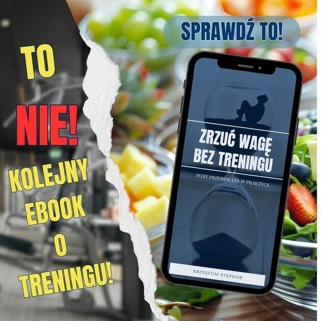 Ebook Zrzuć wagę bez treningu. - dieta