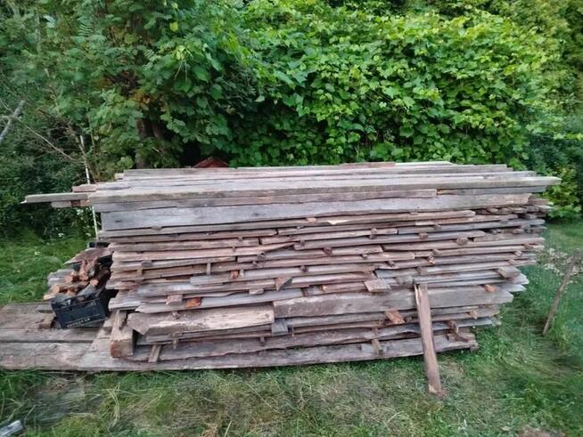 Sprzedam kantówki z rozbiórki + drewno na opał 4,35m3 bez gw